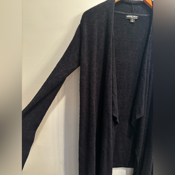 Barefoot Dreams Black Cardigan S/M warm cozy soft lounge comfort - Picture 2 of 14